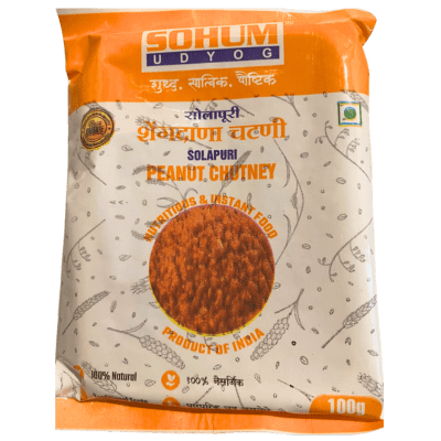 Solapuri Peanuts (Ground nut ) Chutney (100g) Sohum