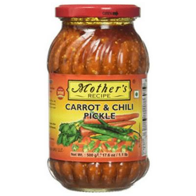 Carrot &amp; Chilli Pickle (500g) Mother's Recipe