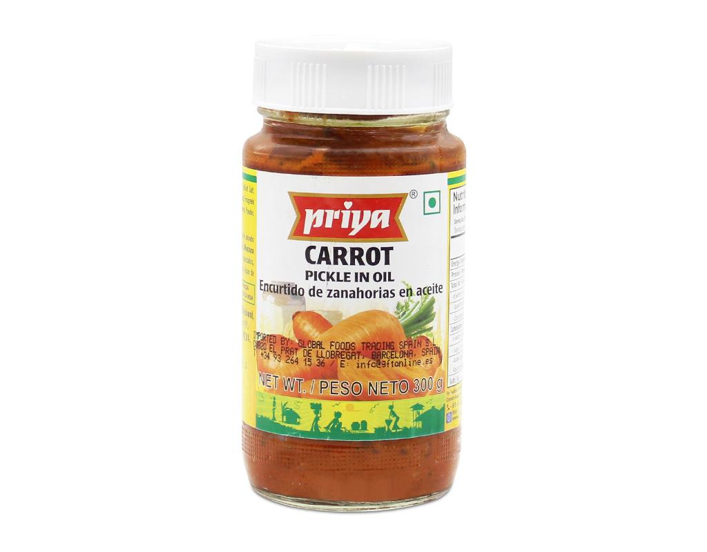 Carrot Pickle (Without Garlic) (300g) Priya