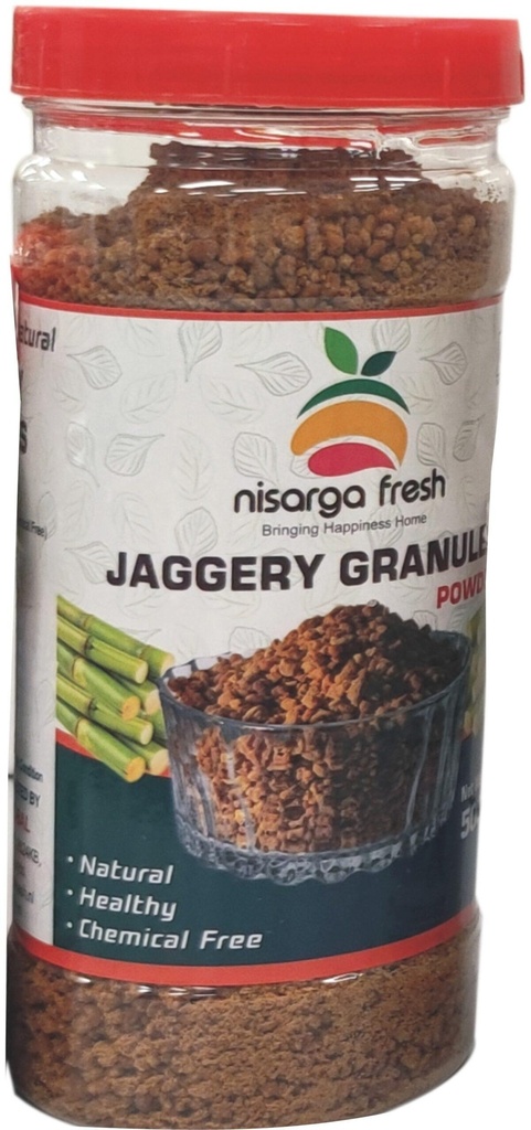 Jaggery Granueles (Chemical Free) (500g) Nisarga Fresh