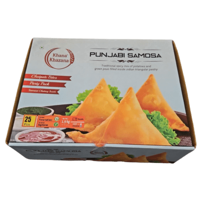 Punjabi Samosa (25pcs, 1.75kg, Frozen) Khana Khazana