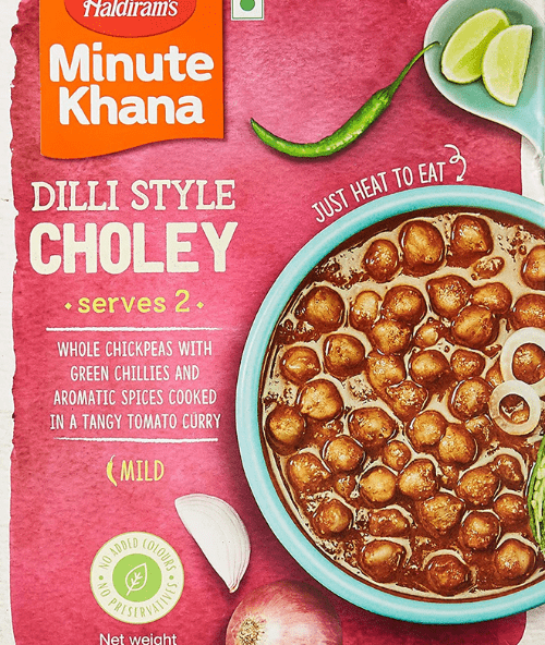 RTE Dilli Style Choley (Minute Khana) (300g) Haldiram