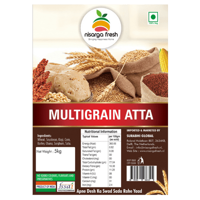 Multigrain Atta (5kg) Nisarga Fresh