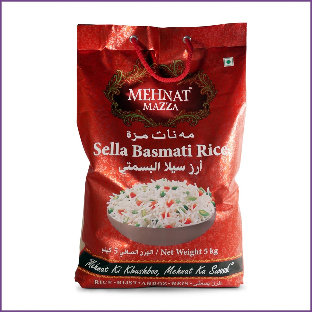 Golden Sella Basmati Rice (5kg) Mehnat