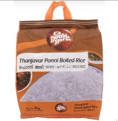 Thanjavur Ponni Boiled rice (5kg) Double Horse