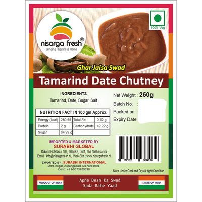 Tamarind Date Chutney (250g) Nisarga Fresh