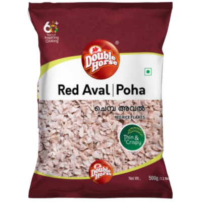 Red Rice Flake - Aval (500g) Double Horse