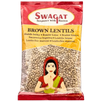 Whole Brown Lentils (Masoor Whole) (1kg) Swagat