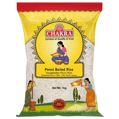 Ponni Boiled Rice (1kg) Chakra