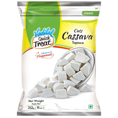 Frozen Cassava Chunks (312g) Vadilal