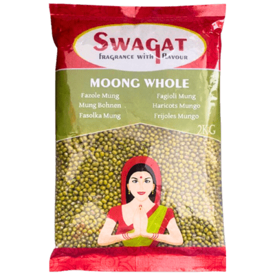 Moong Whole (Whole Moong) (2kg) Swagat