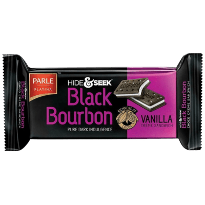 Hide & Seek Black Bourbon Vanilla (100g) Parle