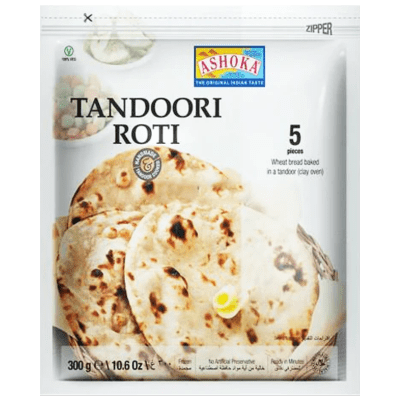 Frozen Tandoori Roti 5pc (300g) Ashoka