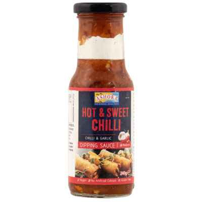 Hot &amp; Sweet Chilli Dipping Sauce (240g) Ashoka