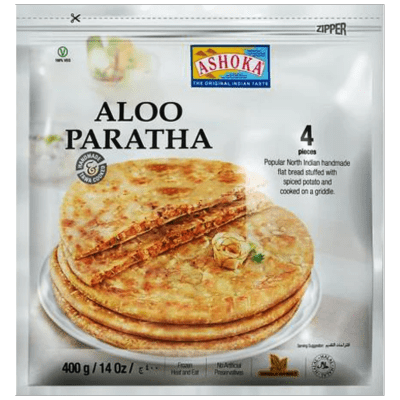 Frozen Aloo Paratha (400g, 4pcs) Ashoka