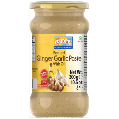 Peeled Ginger Garlic Paste with oil (300g) Ashoka
