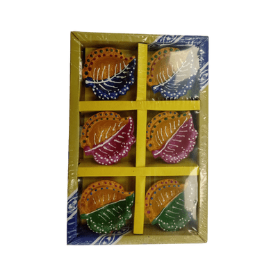 [POOJA-11751] Decorated Diya (Set of 6) 1pack