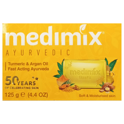 Medimix Ayurvedic Turmeric & Argan Oil Soap (125g) Medimix