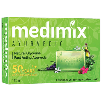 Medimix Ayurvedic Natural Glycerine Soap (125g) Medimix