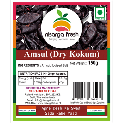 Amsul (Kokum Dry) (150g) Nisarga Fresh