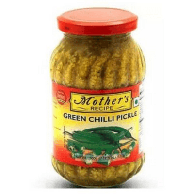 Green Chilli Pickle (500g) Mother's Recipe