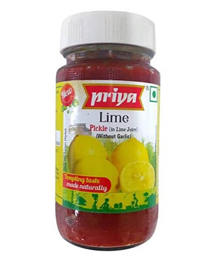 Lime Pickle (Without Garlic) (300g) Priya