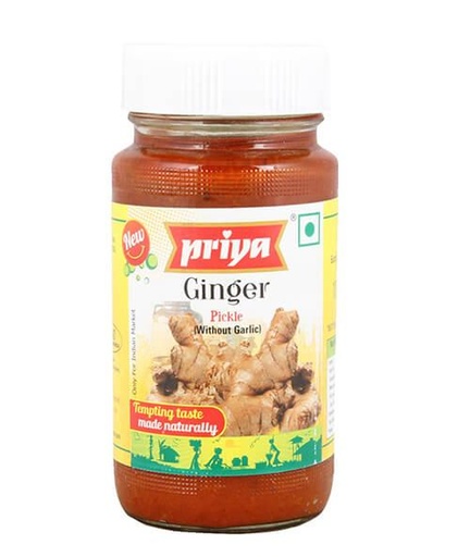 Ginger Pickle (Without Garlic) (300g) Priya
