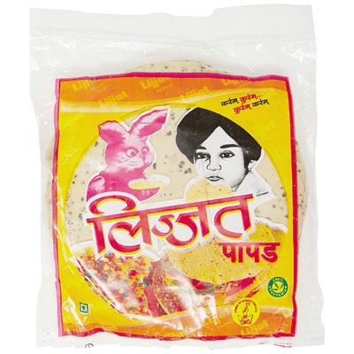 Urid Black Pepper Papad (200g) Lijjat