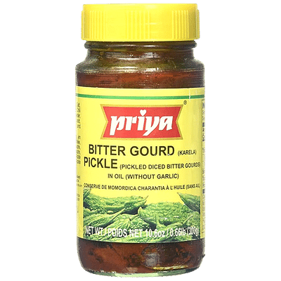 Bitter Gourd Pickle (Without Garlic) (300g) Priya