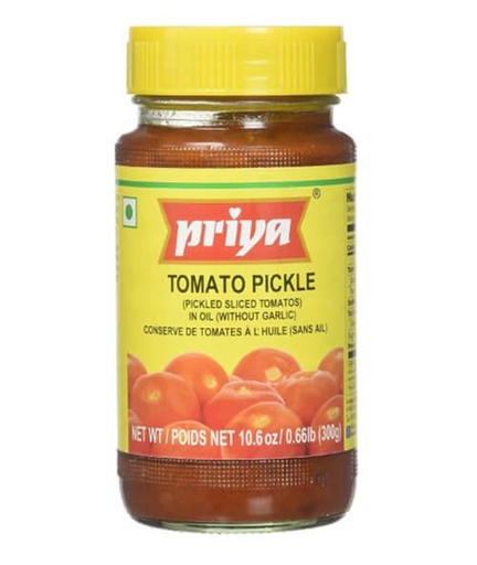 Tomato Pickle (Without Garlic) (300g) Priya
