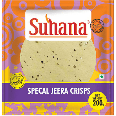Special Jeera Crisps Papad (200g) Suhana