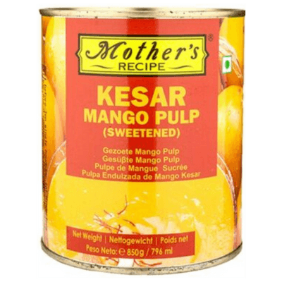 Kesar Mango Pulp (850g) Mother's Recipe