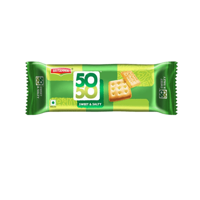 Britannia 50-50 Crackers Salt &amp; Sweet (62g) Britannia