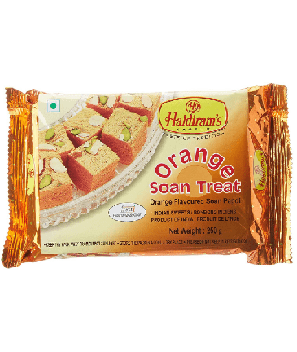 Soan Papdi(Orange) (250g) Haldiram