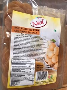 Golguppa Pani Puri to Fry with Masala (230g) Neal