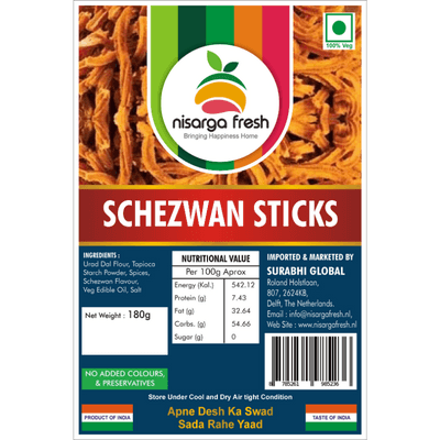 Schezwan Sticks (180g) Nisarga Fresh