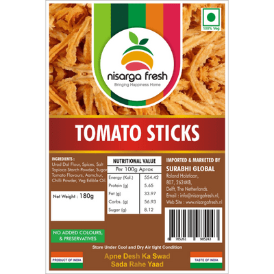Tomato Sticks (180g) Nisarga Fresh