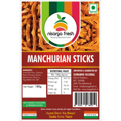 Manchurian Sticks (180g) Nisarga Fresh