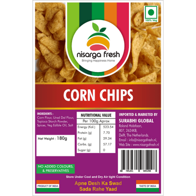 Corn Chips (180g) Nisarga Fresh