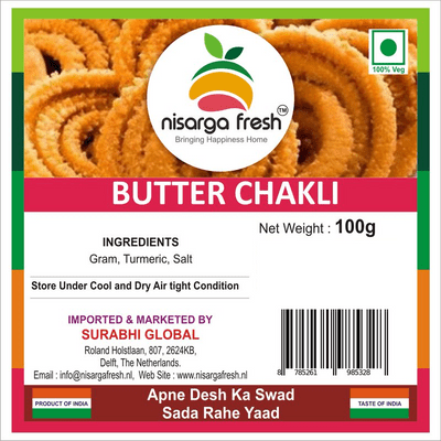 Butter Chakli (100g) Nisarga Fresh