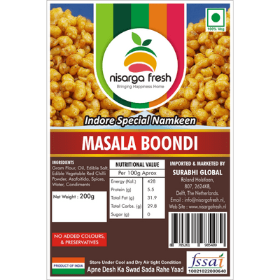 Masala Boondi (Indore special) (200g) Nisarga Fresh
