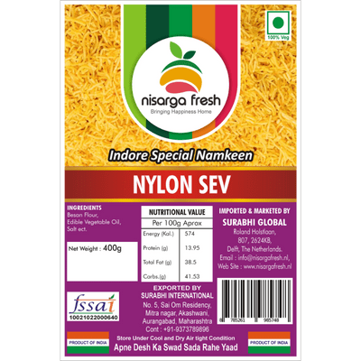 Nylon Sev (Indore Special) (400g) Nisarga Fresh