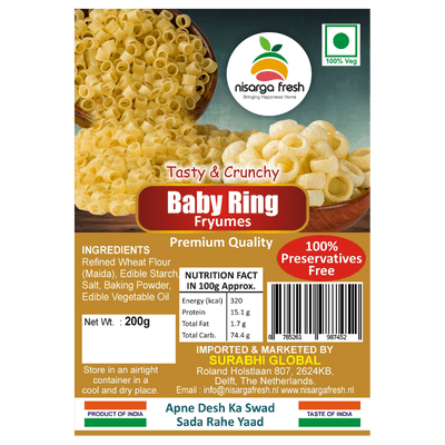 Baby Ring Fryums (200g) Nisarga Fresh
