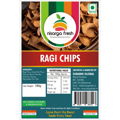 Ragi Chips (200g) Nisarga Fresh