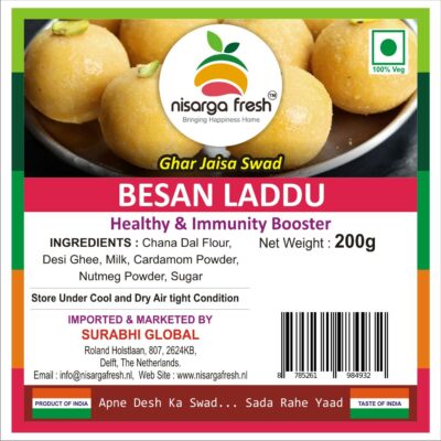Besan Laddu (200g) Nisarga Fresh