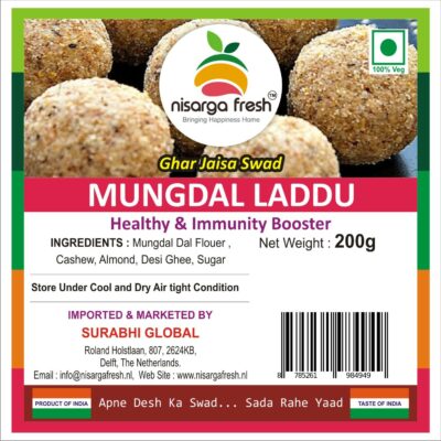 Mung(Moong)   Dal Laddu (200g) Nisarga Fresh