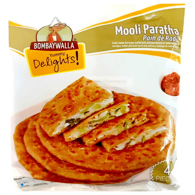 Frozen Mooli Paratha (4pcs, 400g) Bombaywalla