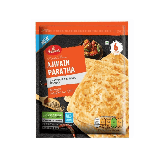 Frozen Ajwain Paratha (6pcs, 360g) Haldiram