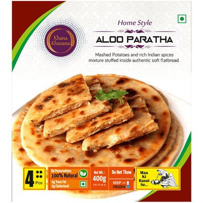 Frozen Aloo Paratha (4pcs) (400g) Khana Khazana