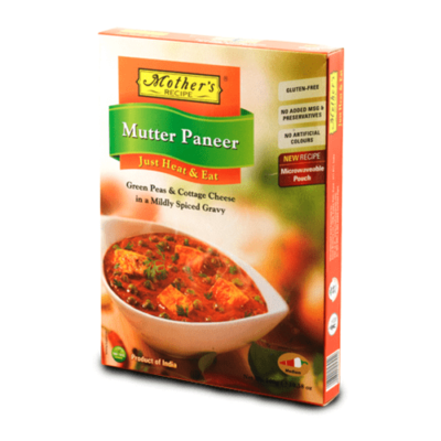 RTE Mutter Paneer (300g) Mother's Recipe